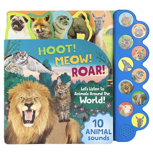 Beispielbild fr Hoot! Meow! Roar!: Let's Listen to Animals Around the World! zum Verkauf von Gulf Coast Books