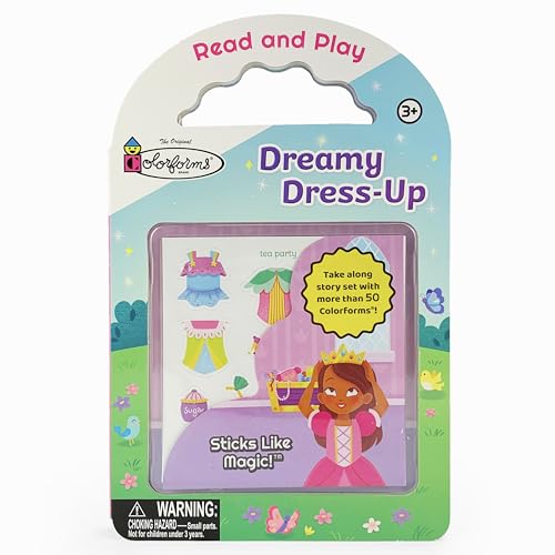 Imagen de archivo de Colorforms Dreamy Dress-Up Princess - Reusable Sticker Activity Book Clings For Toddlers 2-5 a la venta por SecondSale