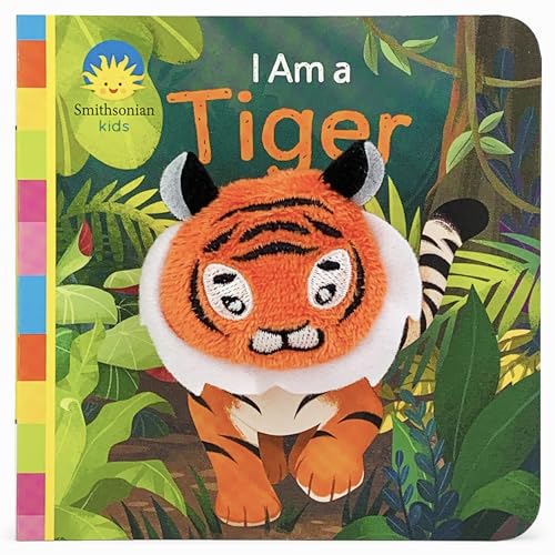 Beispielbild fr I Am a Tiger Finger Puppet Book (Smithsonian Kids) zum Verkauf von SecondSale