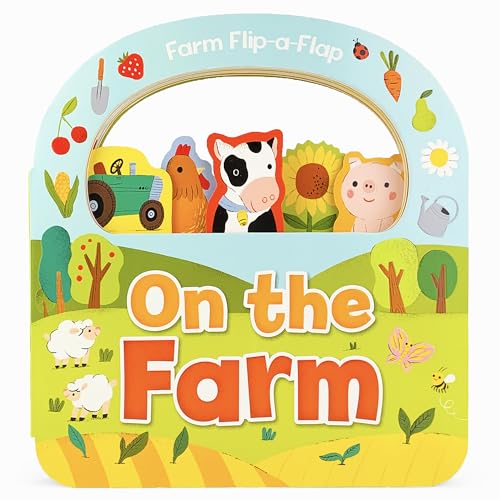 Stock image for On the Farm Lift a Flap Board Book - Fun with Farm Animals and Lift-the-Flap Surprises for Toddlers (Flip-a-Flap) for sale by Gulf Coast Books