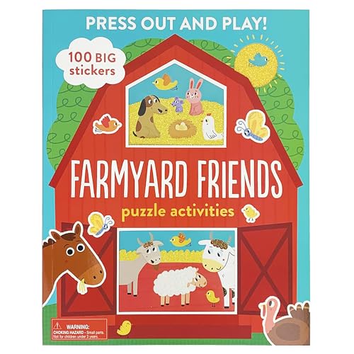 9781680528527: Farmyard Friends: Puzzle Activities (Press Out and Play Puzzle Activity Book)