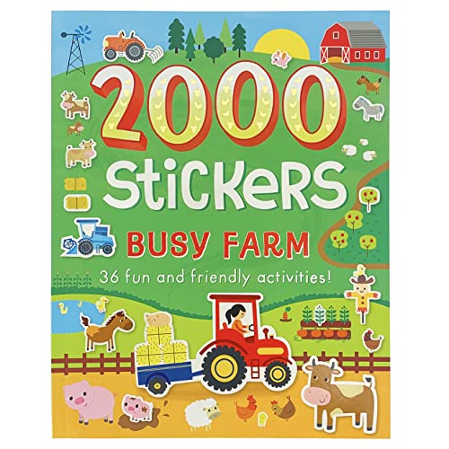 Imagen de archivo de 2000 Stickers Busy Farm Activity Book: 36 Fun and Friendly Activities! a la venta por ThriftBooks-Dallas