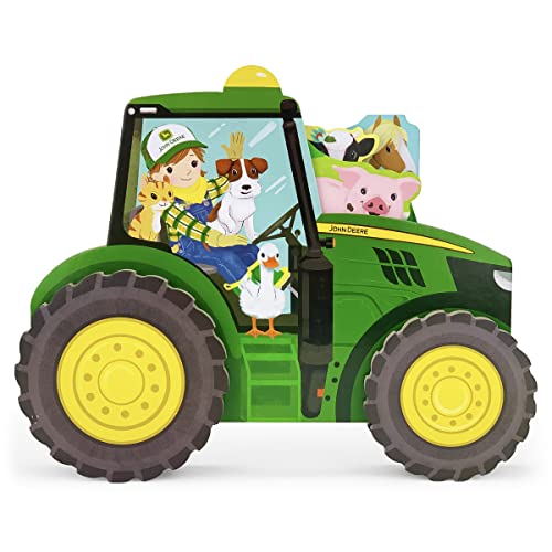 Stock image for John Deere Tractor Tales - Wheeled Board Book Set, 3-Book Gift Set With Rolling Tractor Slipcase for Toddlers Ages 1-5 (John Deere Rolling Tractor Toy Book) for sale by -OnTimeBooks-