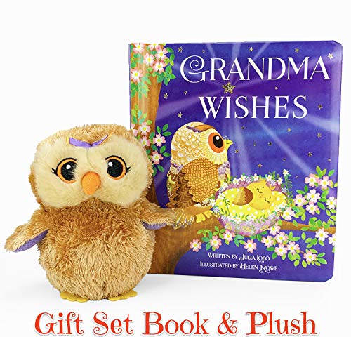 Stock image for Grandma Wishes Padded Board Book And Owl Plush Gift Set for sale by GF Books, Inc.