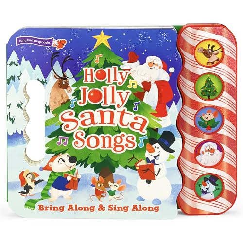 Imagen de archivo de Holly Jolly Santa Songs - Children's Christmas Book with Fun and Festive Sounds for Kids 2-5 (Early Bird Song Book) a la venta por Books for Life