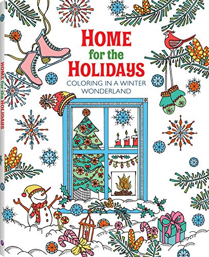 Beispielbild fr Christmas Coloring Book For Adults: Home for the Holidays - Coloring in a Winter Wonderland zum Verkauf von Decluttr