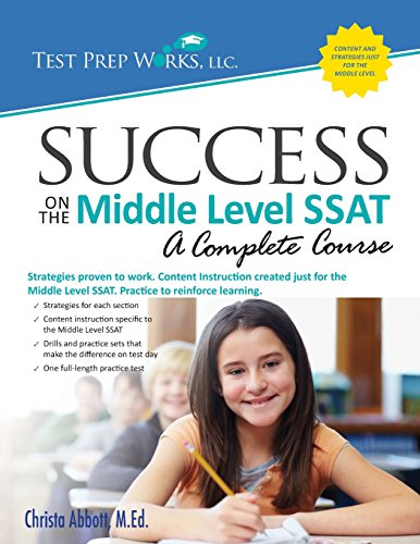 Stock image for Success on the Middle Level SSAT for sale by SecondSale