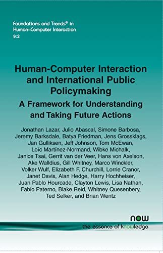 Beispielbild fr Human-Computer Interaction and International Public Policymaking zum Verkauf von Blackwell's
