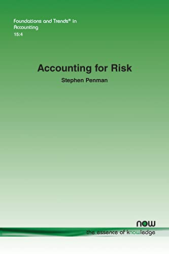 Stock image for Accounting for Risk (Foundations and Trends(r) in Accounting) for sale by Lucky's Textbooks