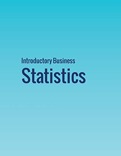 Beispielbild fr Introductory Business Statistics zum Verkauf von ThriftBooks-Dallas