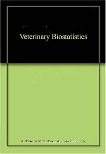 Beispielbild fr Veterinary Biostatistics zum Verkauf von Basi6 International