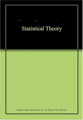 Beispielbild fr Statistical Theory zum Verkauf von Basi6 International