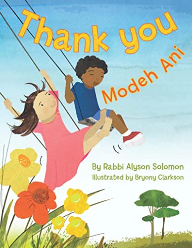 Stock image for Thank You: Modeh Ani for sale by Your Online Bookstore