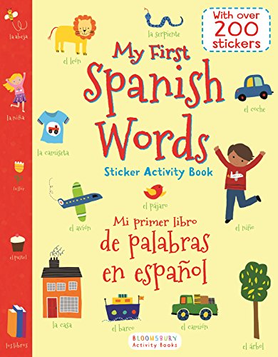 Stock image for My First Spanish Words Sticker Activity Book/Mi Primer Libro de Palabras en Espanol for sale by SecondSale