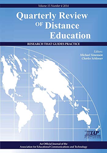 Beispielbild fr Quarterly Review of Distance Education Volume 15, Number 4, 2014 zum Verkauf von Chiron Media