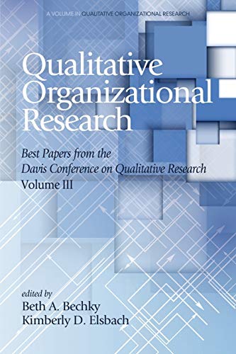 Qualitative Organizational Research - Volume 3