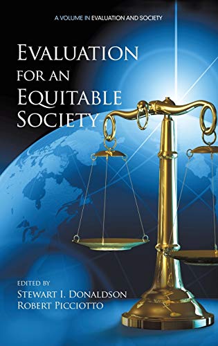 Stock image for Evaluation for an Equitable Society Evaluation and Society for sale by PBShop.store US