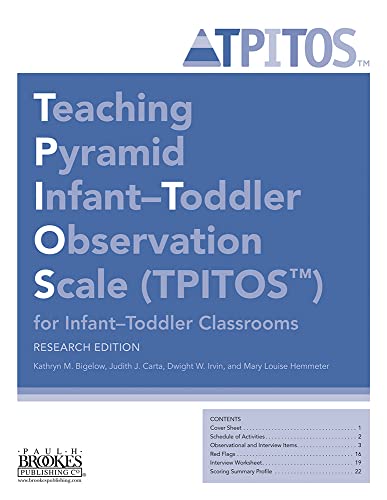 Beispielbild fr Teaching Pyramid Infant-Toddler Observation Scale (TPITOS) for Infant-Toddler Classrooms zum Verkauf von Blackwell's