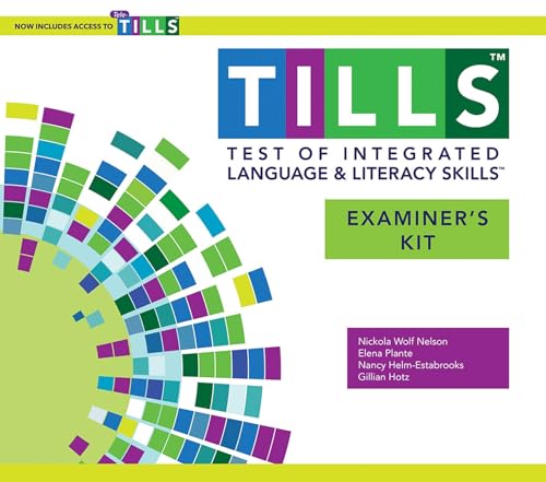 Imagen de archivo de Test of Integrated Language and Literacy Skills Examiner's Kit: Now With Tele-tills!, boxed books with accessory a la venta por Revaluation Books