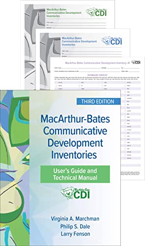 Stock image for Macarthur-Bates Communicative Development Inventories-CDI: User s Guide + Technical Manual for sale by Revaluation Books