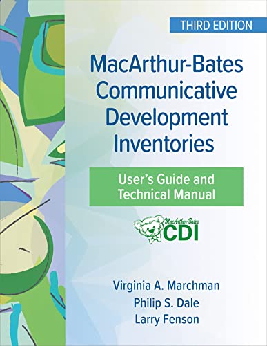 Stock image for MacArthur-Bates Communicative Development Inventories User's Guide and Technical Manual for sale by Books From California