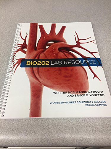 Stock image for BIO 202 Lab Manual (Pecos) for sale by Better World Books: West