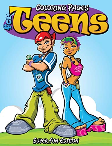 Stock image for Coloring Pages For Teens: Super Fun Edition for sale by Chiron Media
