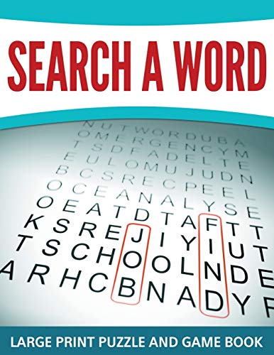 Stock image for Search A Word: Large Print Puzzle and Game Book for sale by Chiron Media