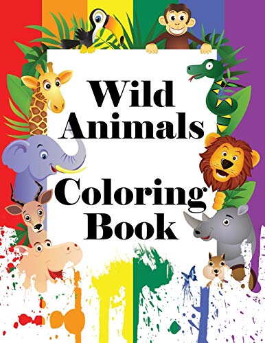 Beispielbild fr Wild Animals Coloring Book zum Verkauf von Chiron Media