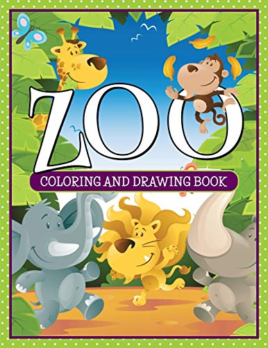 9781681459714: Zoo Coloring and Drawing Book