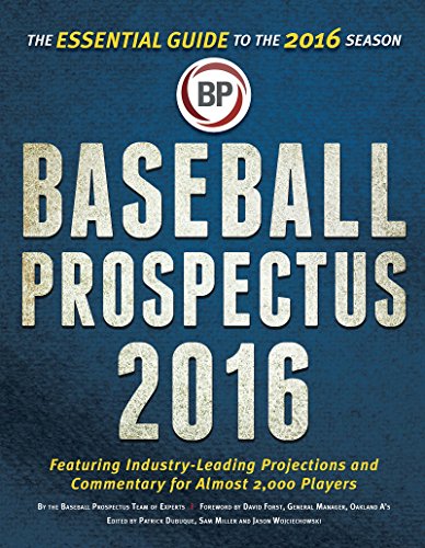Imagen de archivo de Baseball Prospectus 2016 a la venta por Gulf Coast Books
