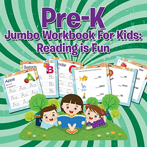 Stock image for Pre-K Jumbo Workbook For Kids: Reading is Fun for sale by Save With Sam