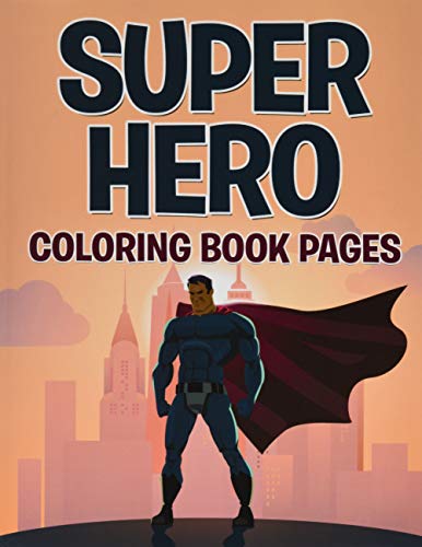 Stock image for Superhero Coloring Book Pages for sale by Books Unplugged