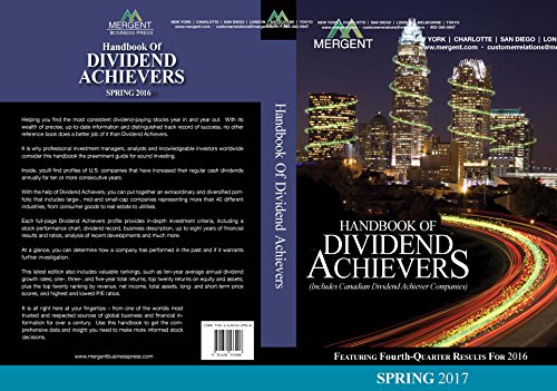 Stock image for Handbook of Dividend Achievers: Spring 2017 Edition for sale by Irish Booksellers