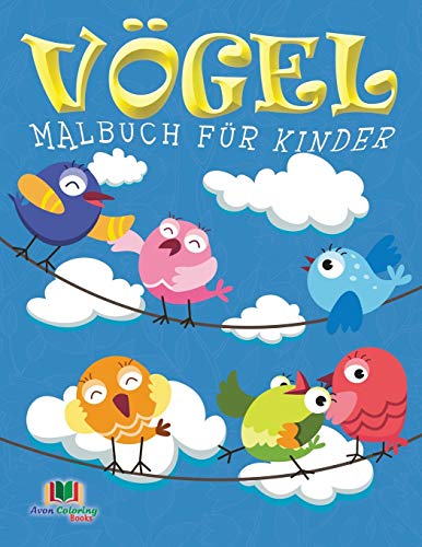 Imagen de archivo de Vogel Malbuch fur Kinder (German Edition) a la venta por Lucky's Textbooks