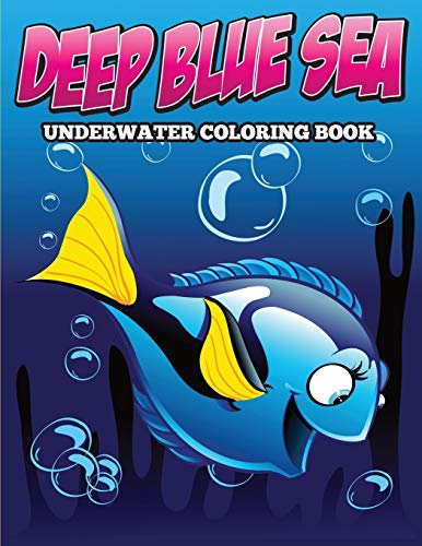 Stock image for Deep Blue Sea Underwater Coloring Book for sale by Books Unplugged