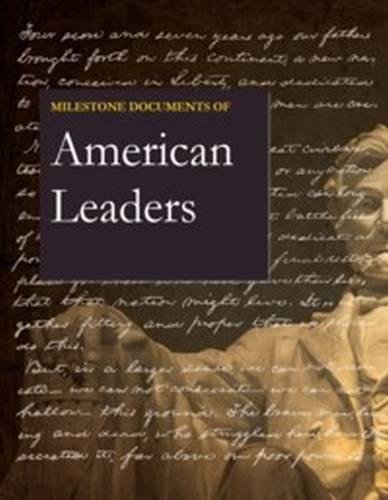 Beispielbild fr Milestone Documents of American Leaders (4 Volumes), Revised Edition zum Verkauf von Powell's Bookstores Chicago, ABAA