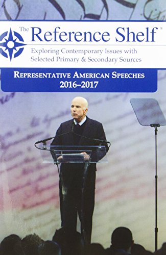 Stock image for Reference Shelf: Representative American Speeches, 2016-2017 for sale by THE SAINT BOOKSTORE