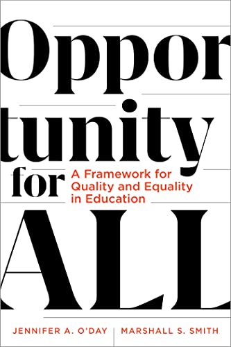 Stock image for Opportunity for All: A Framework for Quality and Equality in Education for sale by HPB-Red