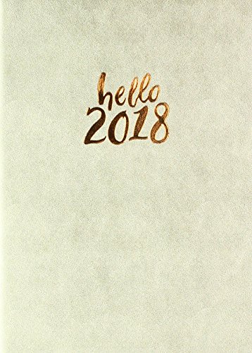 9781682582459: Hello Gold 17 Month Leatheresque Medium 2018 Weekly Agenda