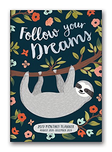 Beispielbild fr Orange Circle Studio 2019 Monthly Pocket Planner, August 2018 - December 2019, Follow Your Dreams Sloth zum Verkauf von Your Online Bookstore