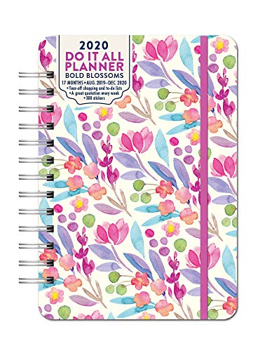 Imagen de archivo de Orange Circle Studio 2020 Do It All Planner, August 2019 - December 2020, Bold Blossoms a la venta por GF Books, Inc.