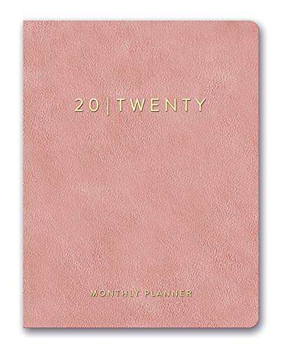9781682588611: Practically Pink Leatheresque Large 2020 17-Month Monthly Planner