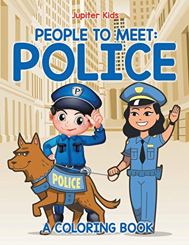 9781682602447: People to Meet: Police (A Coloring Book)