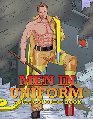Stock image for Men in Uniform Adult Coloring Book for sale by GF Books, Inc.