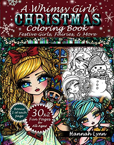 9781682614938: A Whimsy Girls Christmas Coloring Book: Festive Girls, Fairies, & More