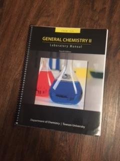 Imagen de archivo de General Chemistry II Laboratory Manual (NEW!!) a la venta por BookHolders