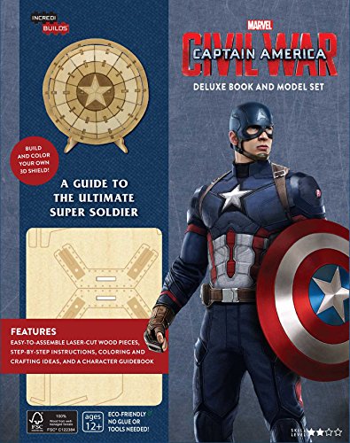 Stock image for IncrediBuilds: Marvels Captain America: Civil War Deluxe Book and Model Set: A Guide to the Ultimate Super Soldier for sale by Bookoutlet1