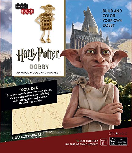 9781682980293: Incredibuilds Harry Potter Dobby: 3D Wood Model and Booklet
