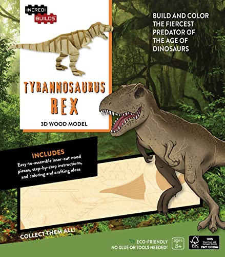 Stock image for Incredibuilds - Tyrannosaurus Rex: 3d Wood Model for sale by Revaluation Books